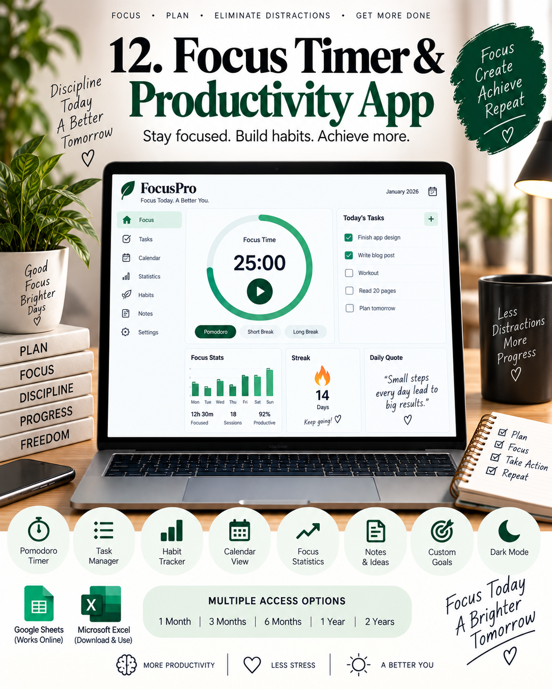 30-Day Habit Challenge Planner