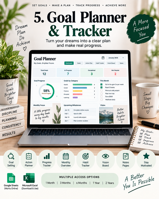 Digital Budget & Savings Planner